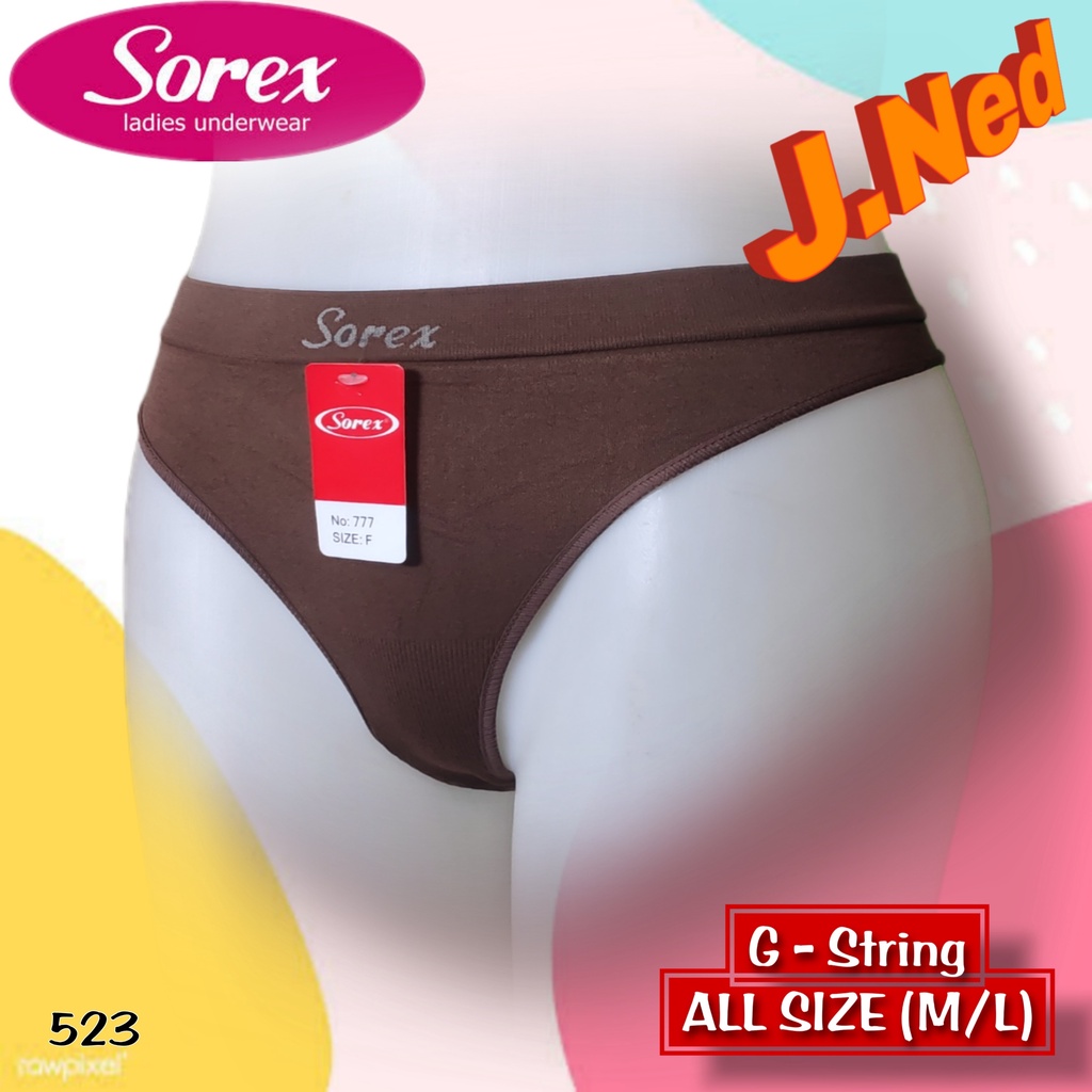 J523 CELANA DALAM GSTRING SOREX RAJUT FREESIZE