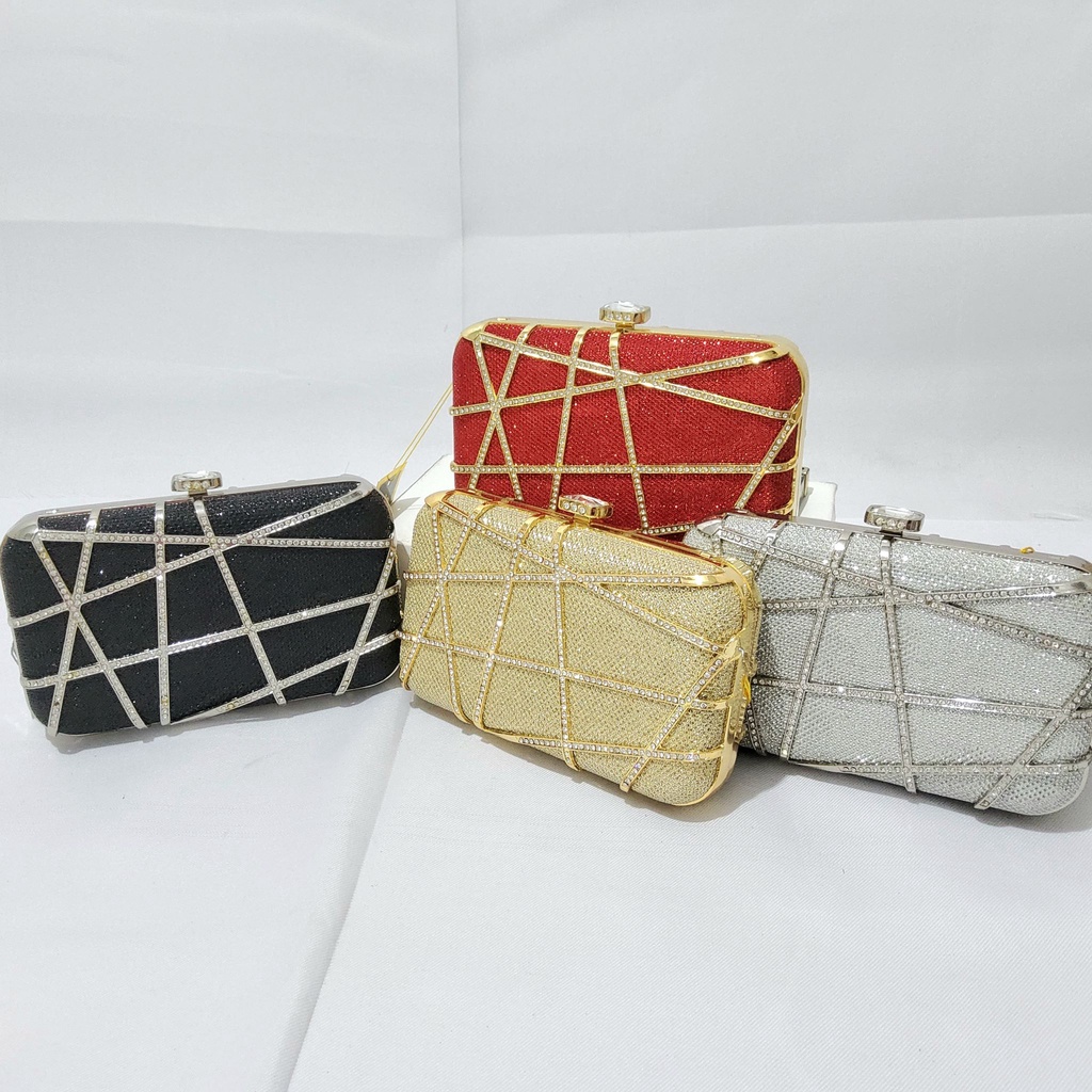 Tas Pesta  Farnell Wanita 2581/2692/2654 Clutch Import Cantik Mewah