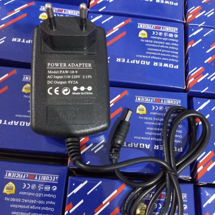 Adapter Adaptor Power Supply Output DC 12V 1A / 12V 2A / 9V 2A