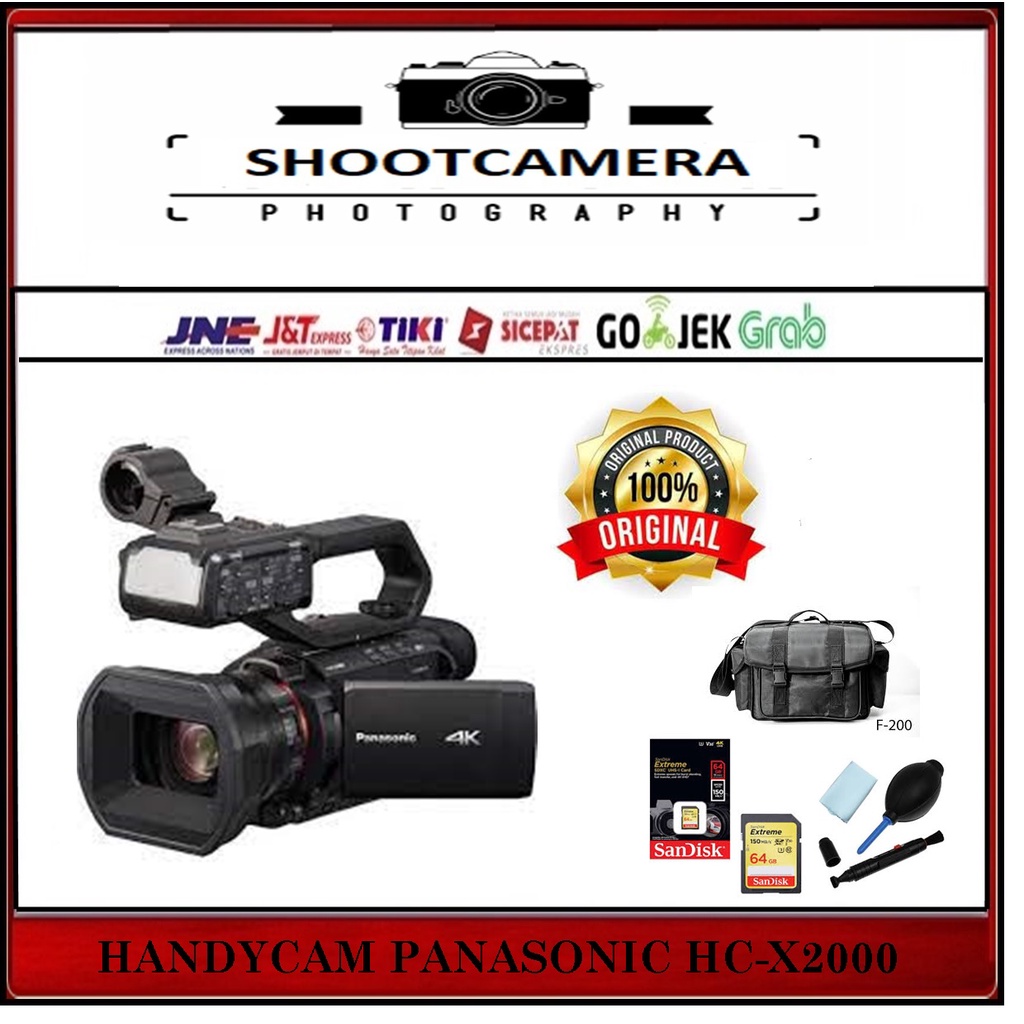 PANASONIC HC X2000 UHD CAMCORDER 4K VIDEO - PANASONIC HC-X2000 HANDYCAM