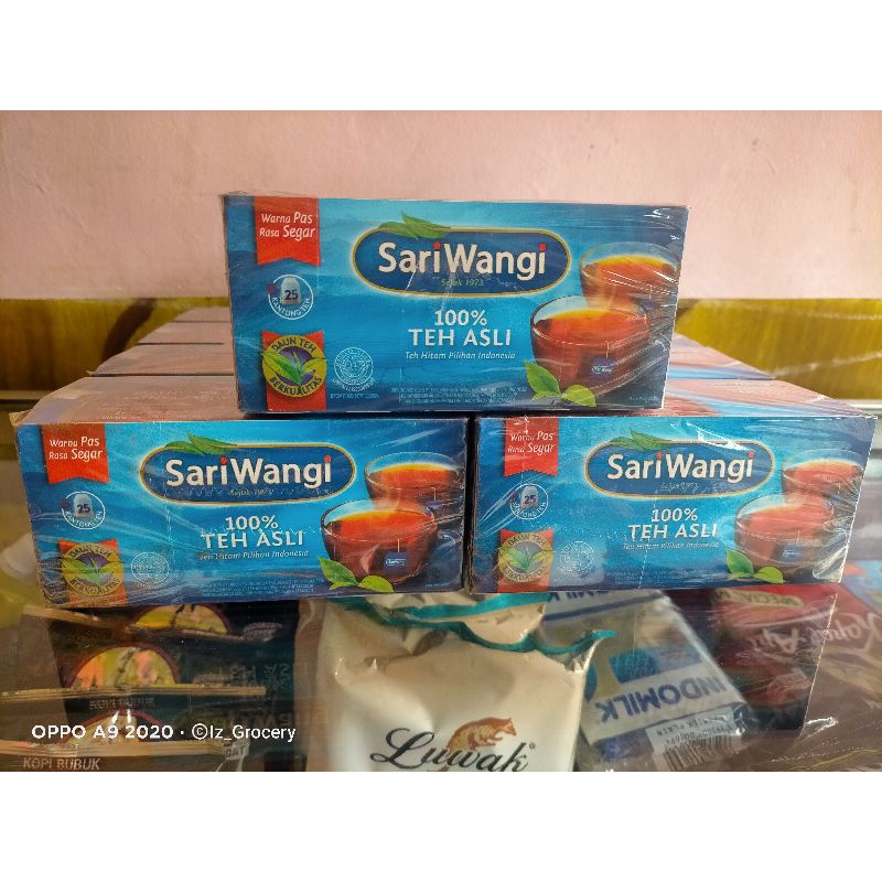

Teh celup Sariwangi isi 25