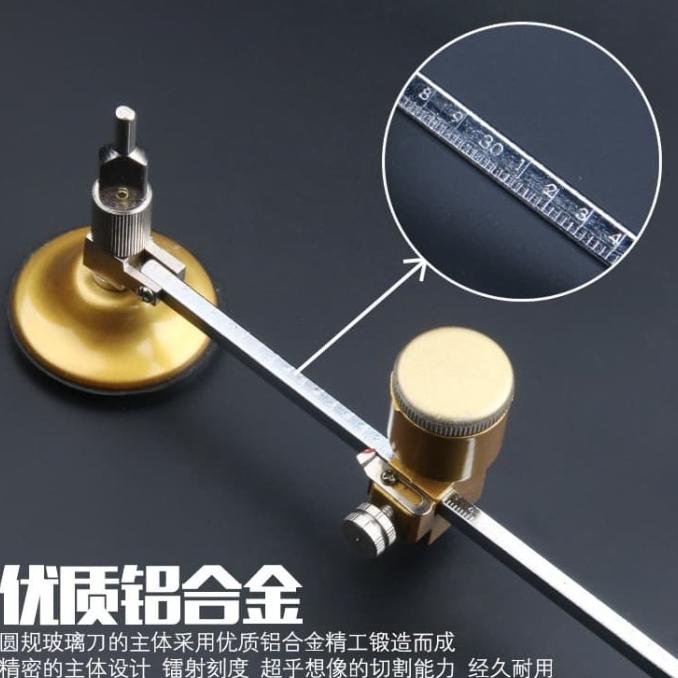 

circular glass cutter 100cm / jangka cutter potong kaca / round cutter MURAH