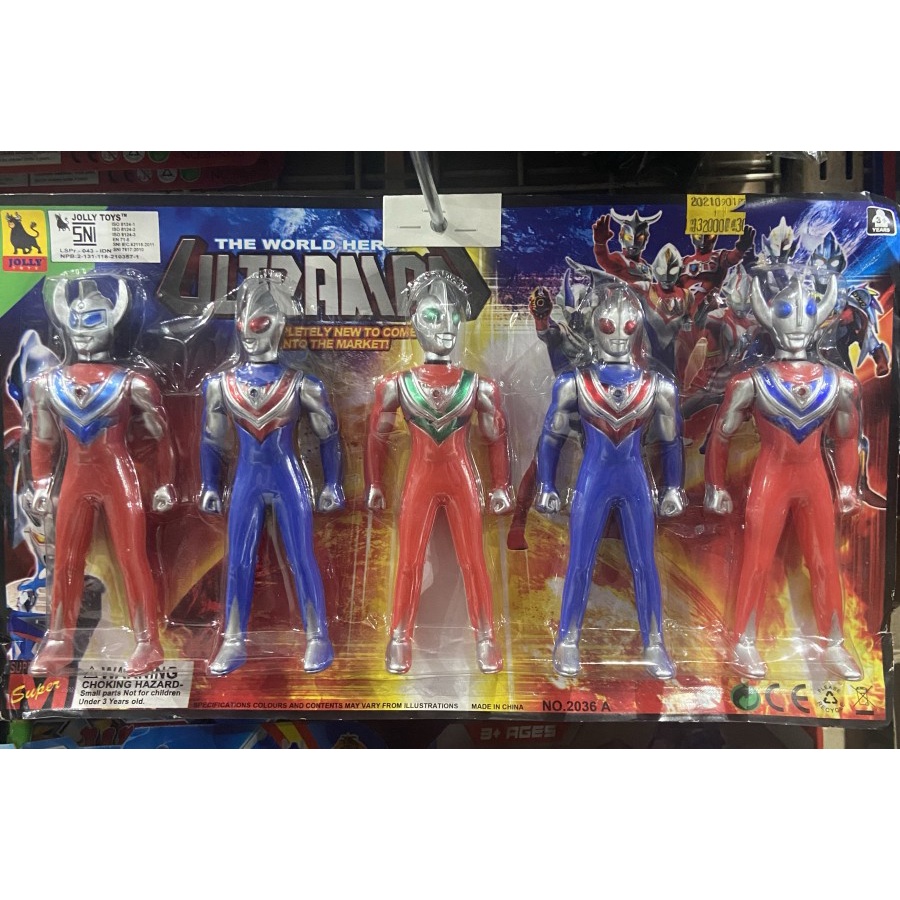 Mainan Anak Ultraman Isi 5 Pcs 2047