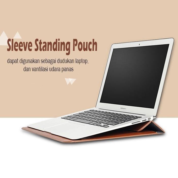 Lenovo Ideapad D330 Leather Sleeve Case Cover Bag Pouch Slim Stand