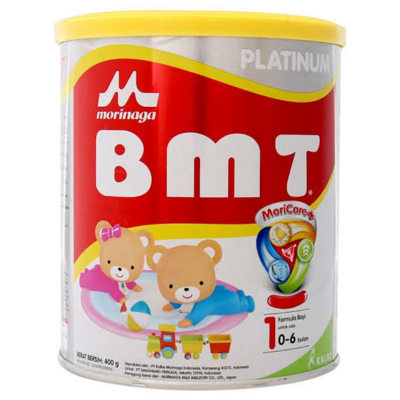 

MORINAGA BMT PLATINUM 0-6 BULAN 400GR FREE GIFT