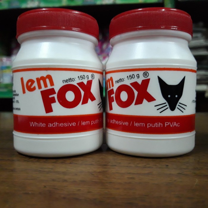 Lem FOX PVAC Botol 150 gr | Lem Putih Serba Guna