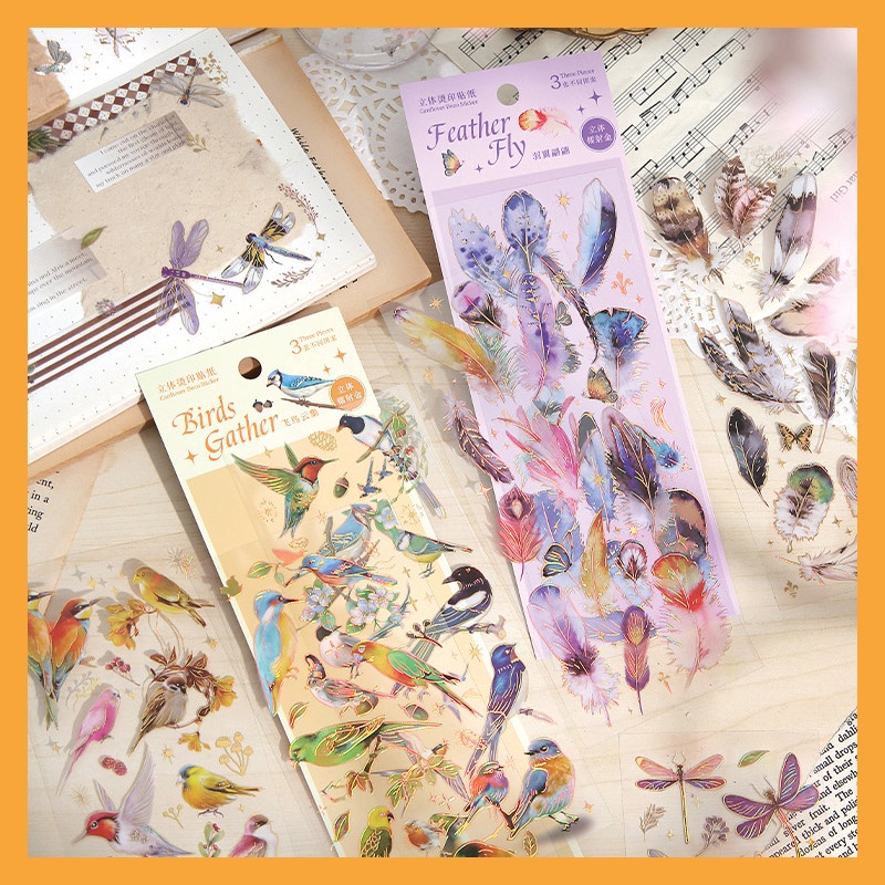 

Artful Nature Shiny Hologram Diary Deco Stickers