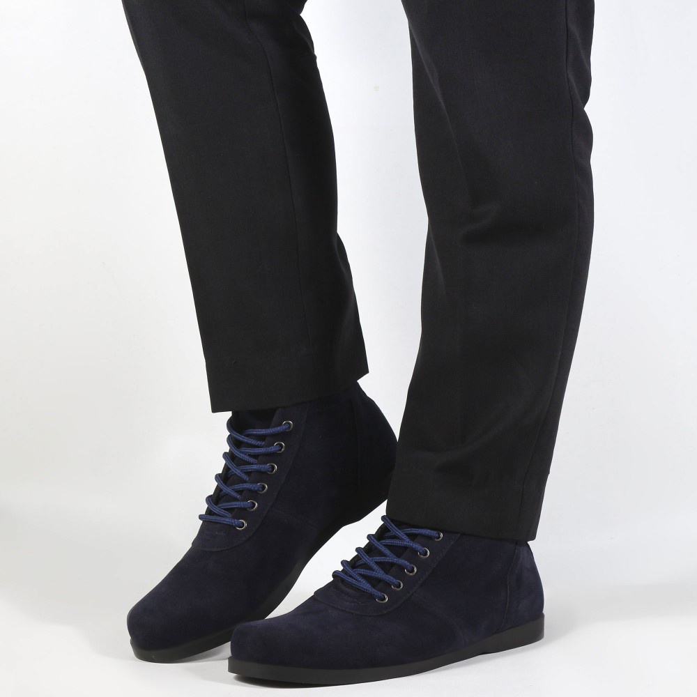 Wioz Sepatu Kasual Pria W 42857 Boots Kuliah Kerja - Navy