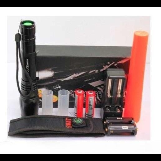 Terlaris Senter Swat Police T6 Baichuan 8802 99000W Led Cree 99000 W-Watt 2 Bat