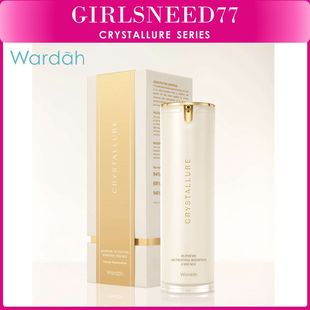 Crystallure by Wardah Supreme Activating Booster Essence 30 ml - Pelembab Wajah