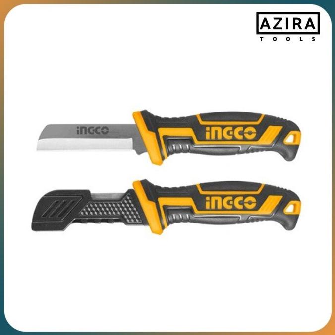 

Cable Stripping Knife (Straight 8") INGCO HPK82101 - Pisau Kupas Kabel MURAH