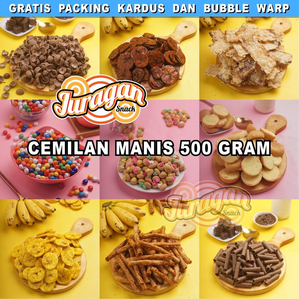 

SNACK KILOAN SERBA MANIS 500 GRAM makanan ringan jajanan cemilan camilan pedas asin gurih murah Best Seller