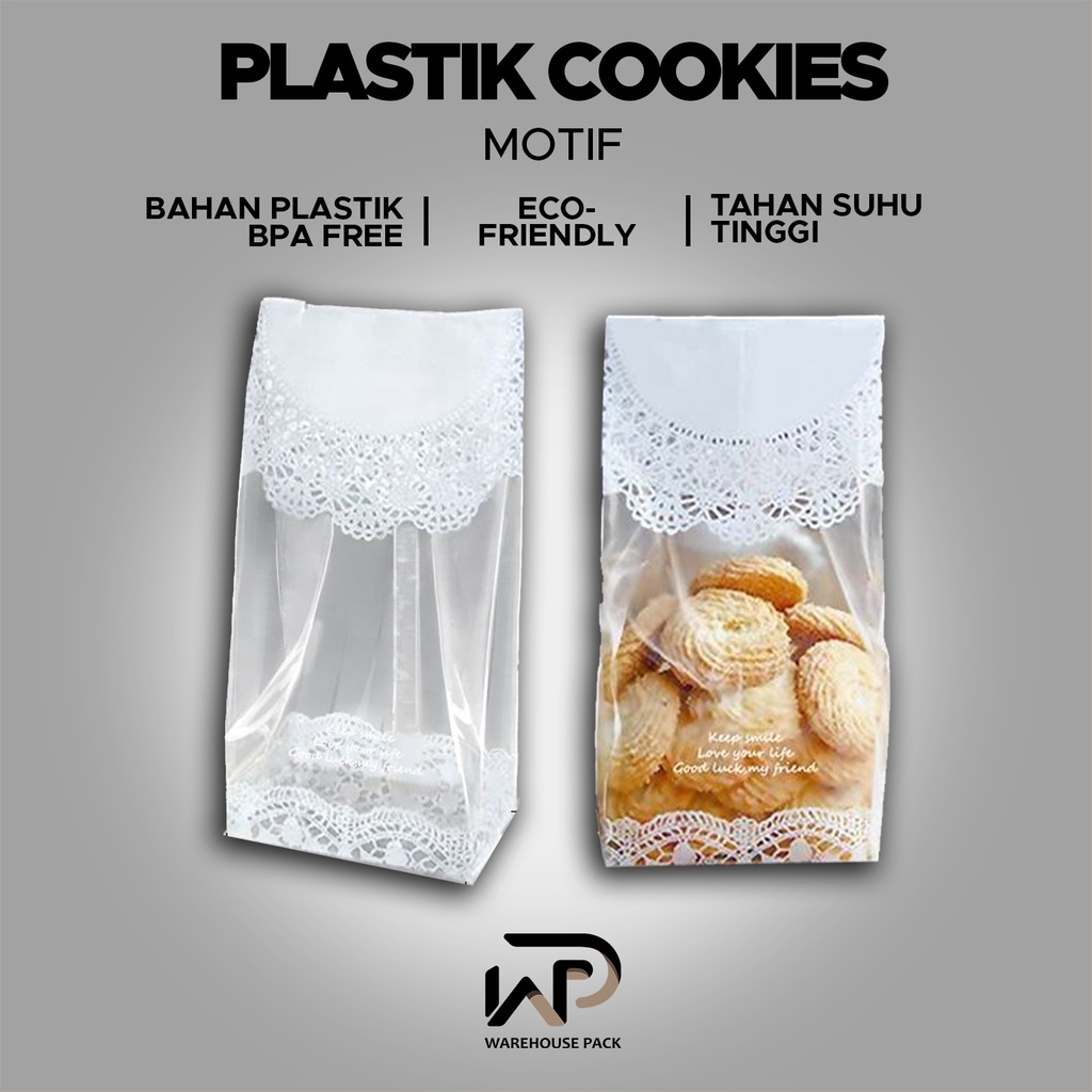 ( 10 Pcs ) Plastik Cookies Motif | Plastik Kue | Plastik Permen Karakter | Kantong Kemasan Kue Bisku