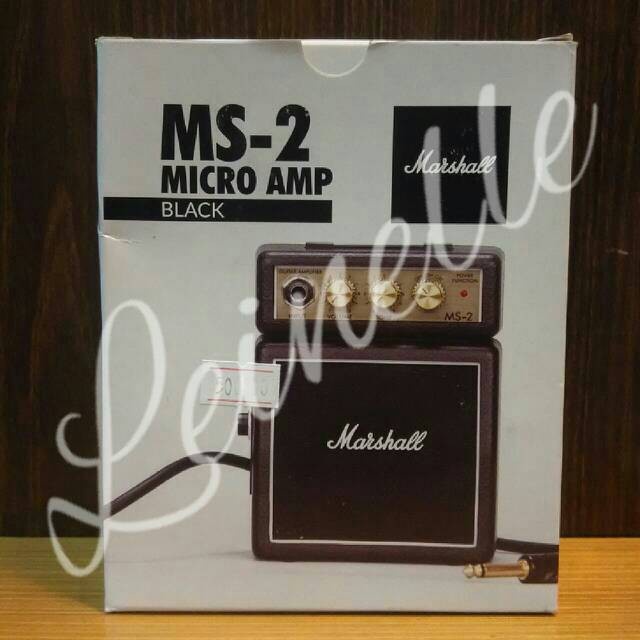 Marshall MS-2 Micro Guitar Amplifier Mini Amp Ampli Gitar Kecil