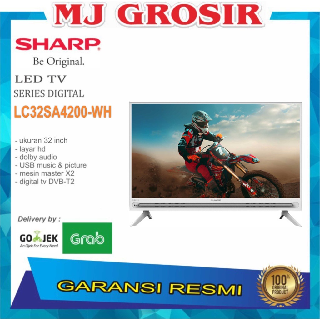 LED TV SHARP 32&quot; 2T-C 32 DC 1I 32DC 32 INCH USB HDMI DIGITAL TV