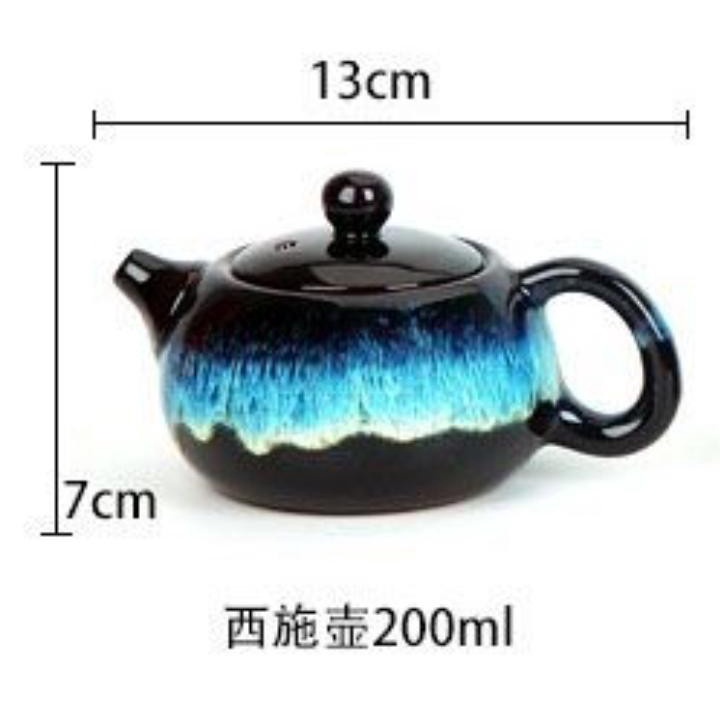 Tea Set Blue Brize /Teko Cangkir Keramik Peralatan Minum Teh NEW