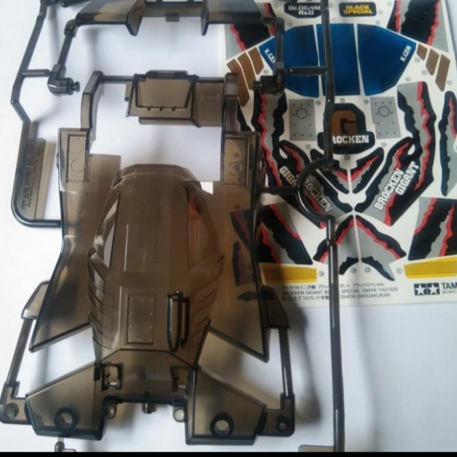 New Produk Terbaru Body Original Tamiya Broken Gigant Black Special