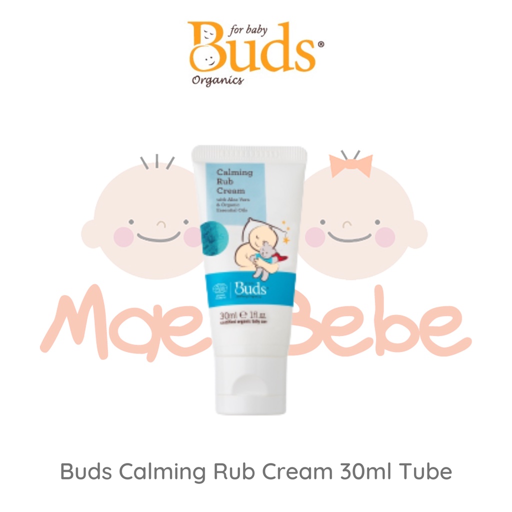 [PROMO] Buds Organics Calming Tummy Rub Cream Krim Penghangat Tubuh Bayi Tube 30ml