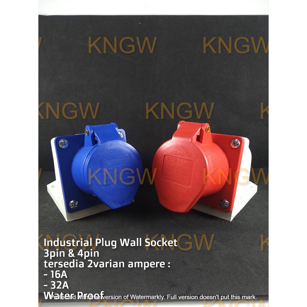 Plug Mounting Female 3Phase & 4Phase - Industrial Plug Female