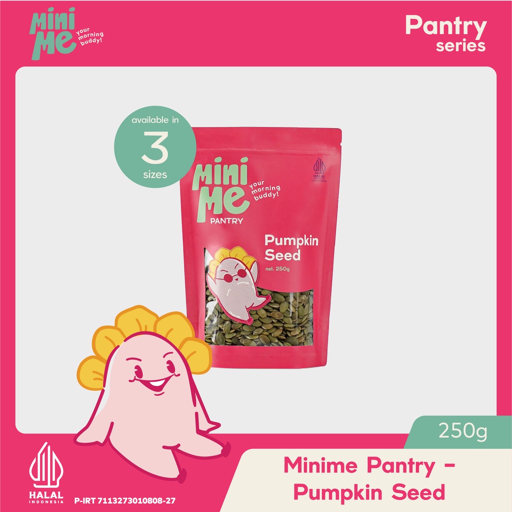 

MINIME Pantry - Pumpkin Seed 250gr - Biji Labu (Raw - Mentah)
