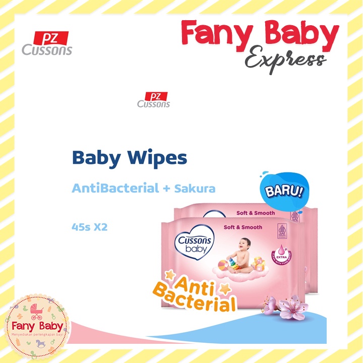 CUSSONS BABY WIPES 45S/ BUY 1 GET 1 FREE