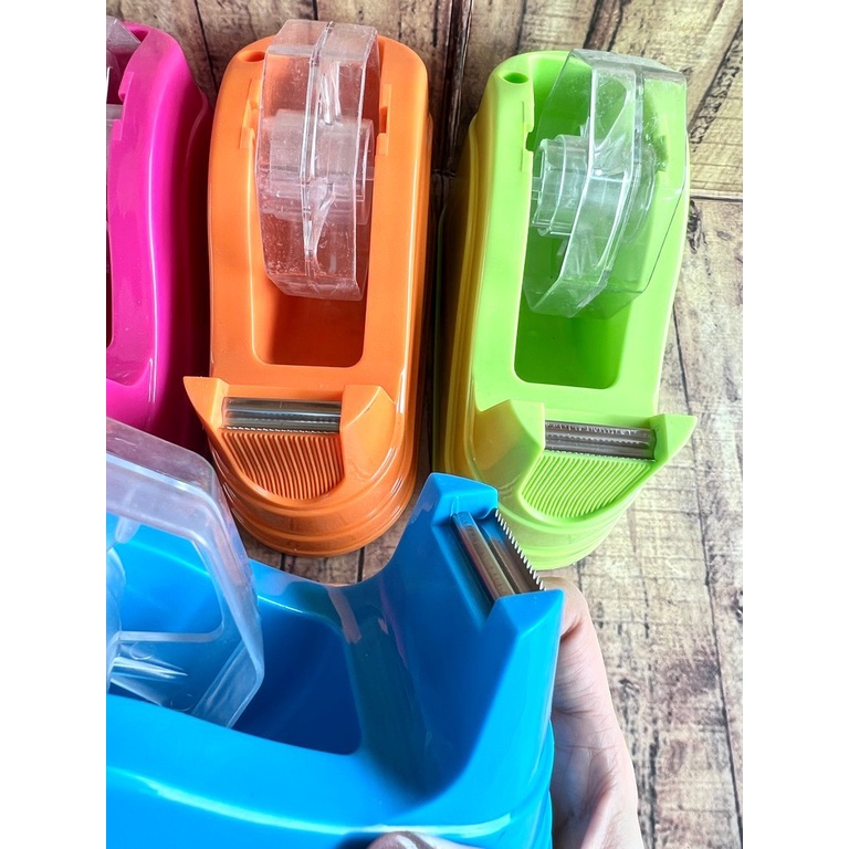 Lakban Dispenser Trifelo TF 303 Tape Alat Plastik Plastic Solasi Isolasi Selotip Pemotong Cutter Tapecutter Adhesive Warna Rekat Perekat Tempel Menempel Serbaguna Multifungsi Art Seni Kesenian Craft Crafting Kerajinan Prakarya Kertakes Grosir Prakarya