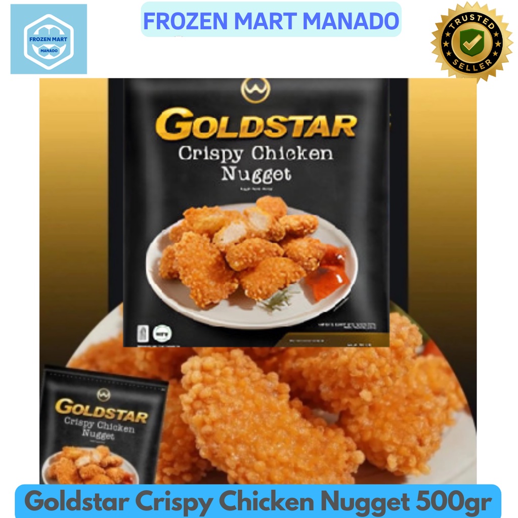 

Goldstar Crispy Chicken Nugget 500gr - Frozen Mart Manado (Frozen Food Manado)