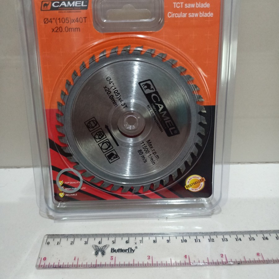 Circular Saw Blade 4 Inch 4&quot; / Mata Pisau Potong Kayu Camel 4In x 40T