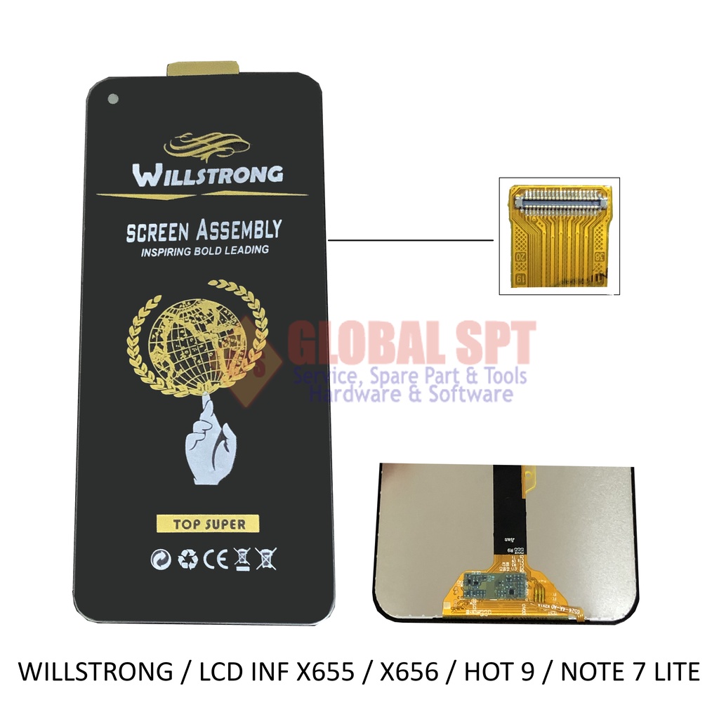 WILLSTRONG / LCD TOUCHSCREEN INFINIX X655 / X656 / HOT 9 / HOT 9 PRO / NOTE 7 / TECNO SPARK 5 / 5 PRO