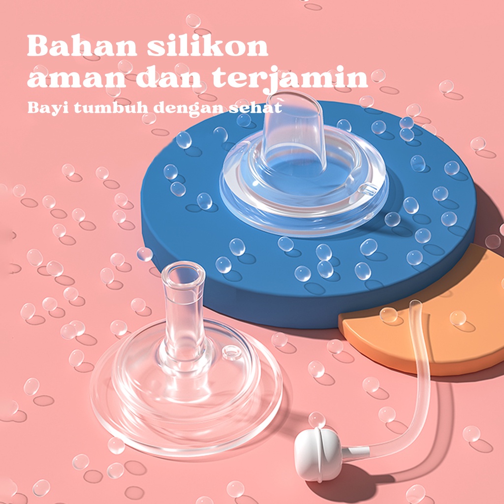1 cangkir 3 kegunaan Botol Susu Bayi Botol Perawatan Air Cangkir Pelatihan Sippy Cup Untuk Anak-anak Bayi (0-2tahun)