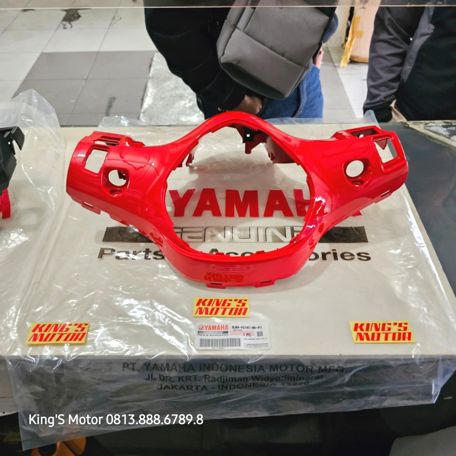 COVER BATOK BELAKANG SPEEDOMETER GRAND FILANO MERAH CABE BJM F6145 P3