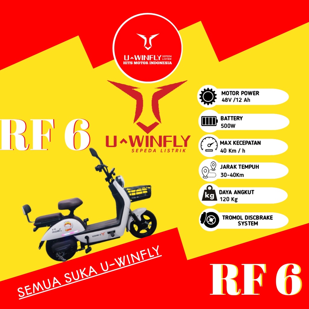 Sepeda Listrik UWINFLY RF 6