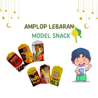 

AHA-AMPLOP - Termurah Amplop Lebaran Hari Raya Karakter Snack Unik - Teh kotak, 50 PCS