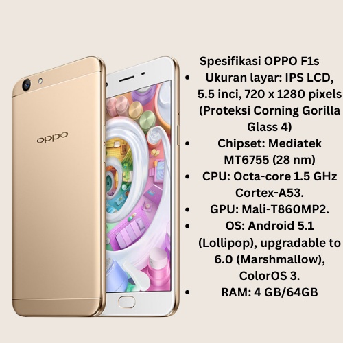 HP OPPO A3S RAM 6/128GB OPPO F1S RAM 4/64GB OPPO F5 RAM 4/64GB OPPO RAM A37 2/16GB original100% 4G Smartphone Android NEW GARANSI