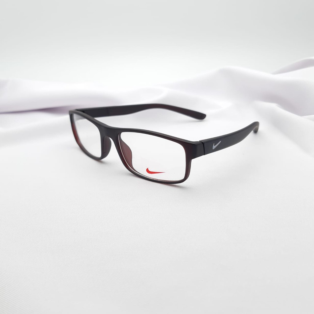 Kacamata Frame NIKE 7090 Terbaru paket lensa Photocromic, Bluerey, Bluecromic, Mines, Silinder, Plus