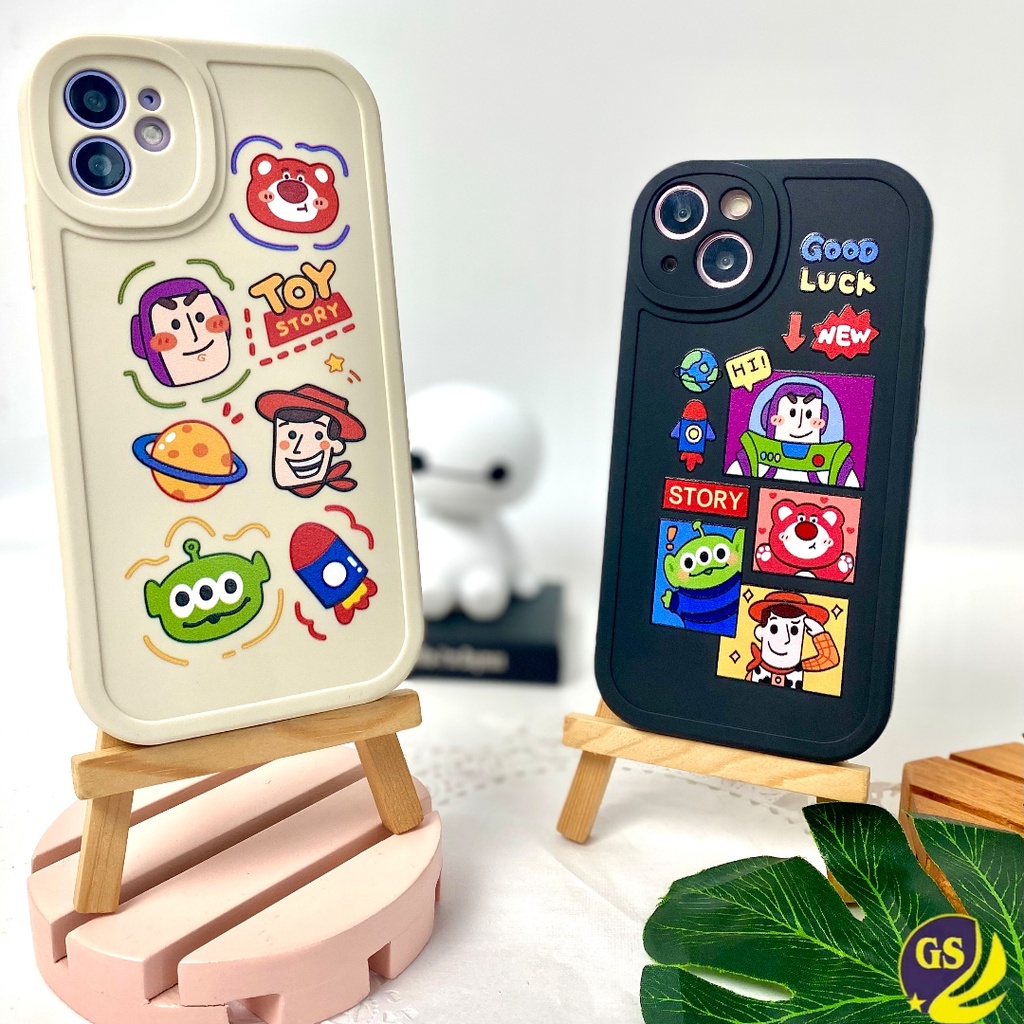 Soft Case Silicone Dengan Camera Protection Karakter Toys Story Case iPhone 7 8 SE 2020 7+ 8+ X XS XR XS MAX iPhone 11 12 13 PRO MAX iPhone 14 14 PRO14 PLUS 14 PRO MAX