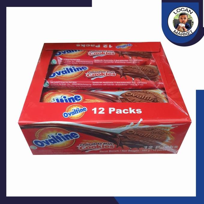 

Ovaltine Chocolate Malt Cookies 12 X 30 G / Ovaltine Cookies 12 Pcs