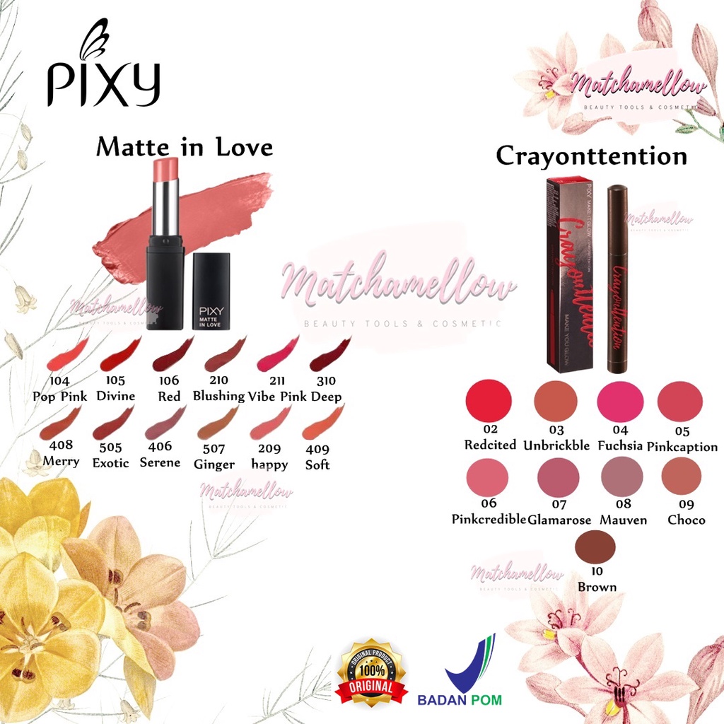 ❄️MATCHA❄️ PIXY LIPSTICK MATTE IN LOVE - LIPSTICK MATTE PIXY