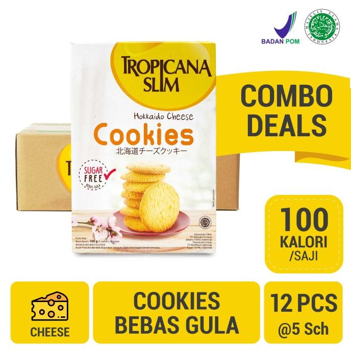 

Tropicana Slim Hokkaido Cheese Cookies (1 Carton / 12 X 5 Sch)