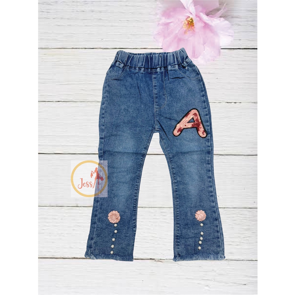 CELANA JEANS ANAK PEREMPUAN IMPORT / CELANA PANJANG ANAK PEREMPUAN / CELANA JEANS KAI JI LI