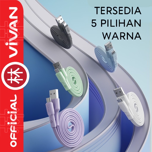 Vivan CSM100 II Micro USB 100cm Kabel Data Cable New CSM100S CSM100 40 Pcs
