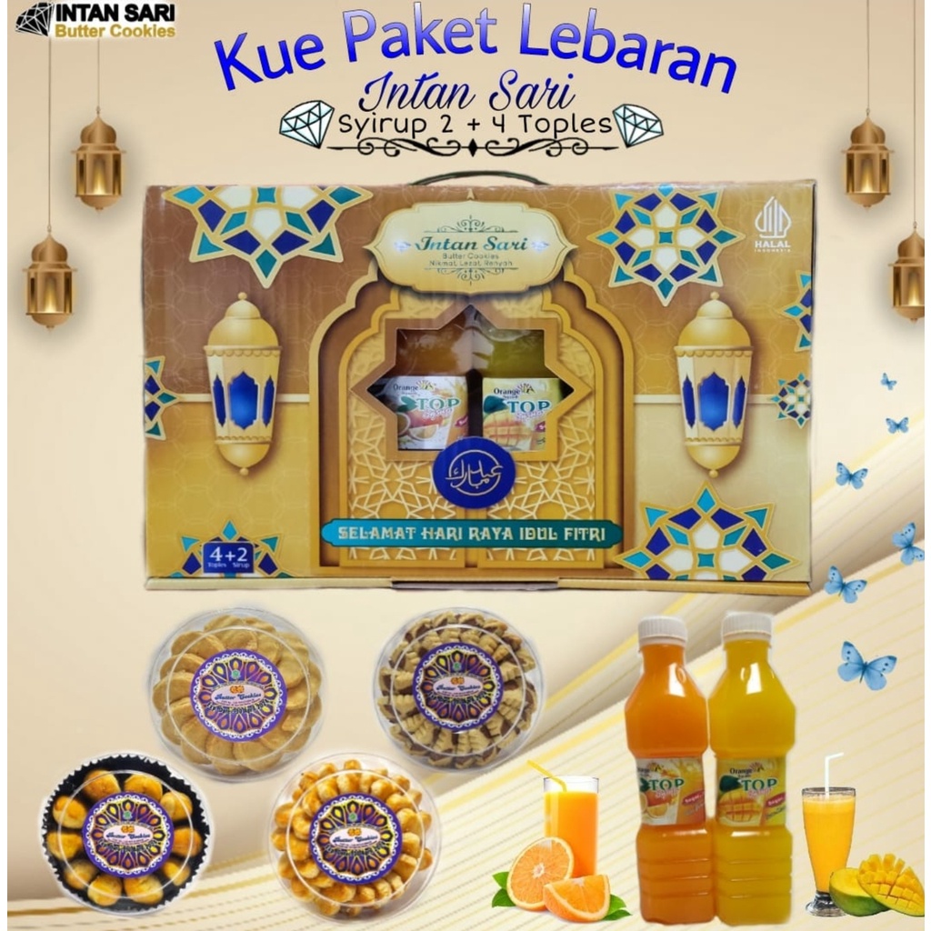 

INTAN SARI SIRUP PAKET KUE KERING HAMPERS PARCEL LEBARAN IDUL FITRI EID RAMADHAN GROSIR MURAH