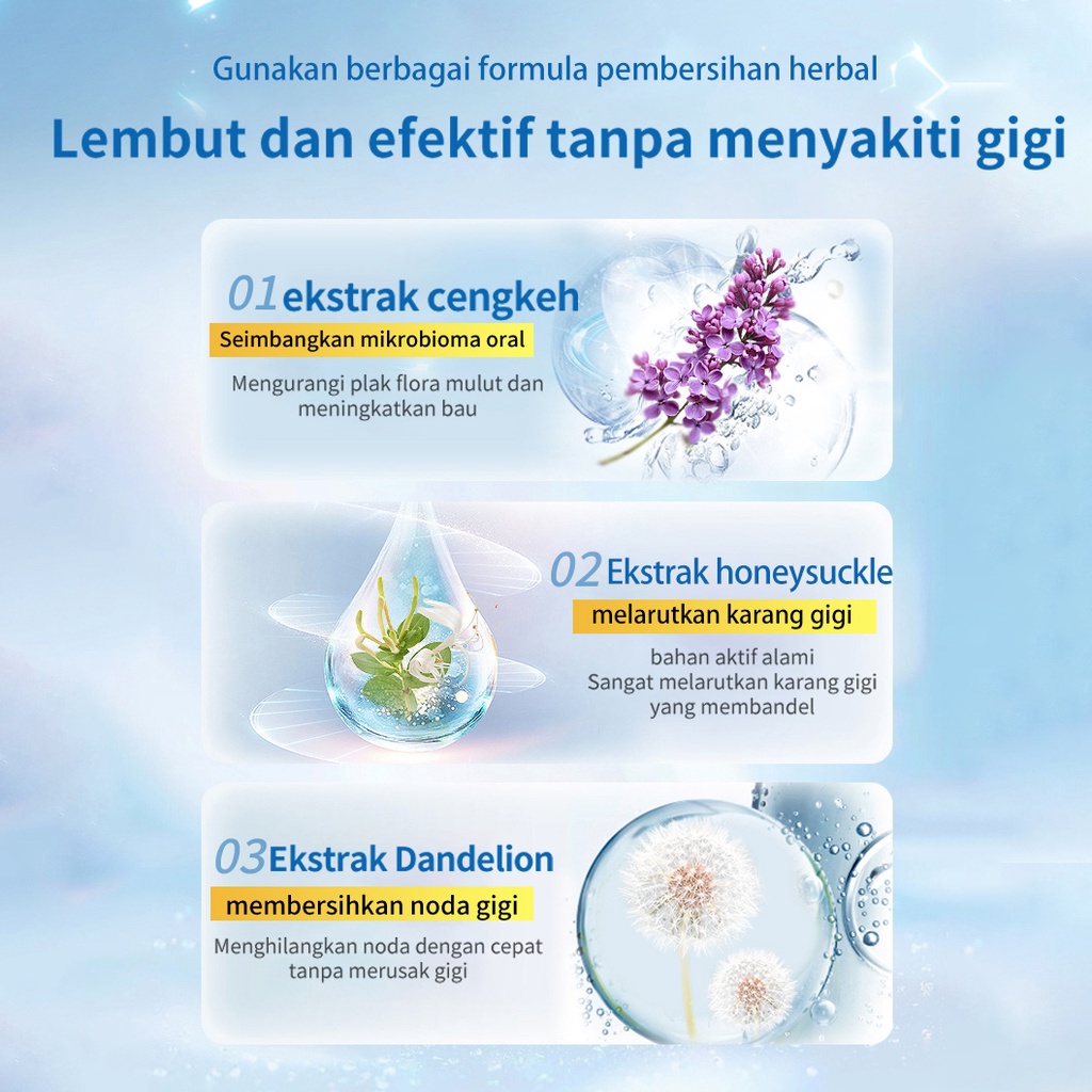 paling ampuh pemutih gigi dan penghilang karang gigi 100g probiotik Pemutih Gigi Pasta perontok karang gigi Gigi Untuk Menghilangkan Bau Mulut Pasta Gigi Herbal Untuk Memutihkan Gigi Untuk Menghilangkan Untuk Menghilangkan Bau Pemutih gigi kuning Pasta