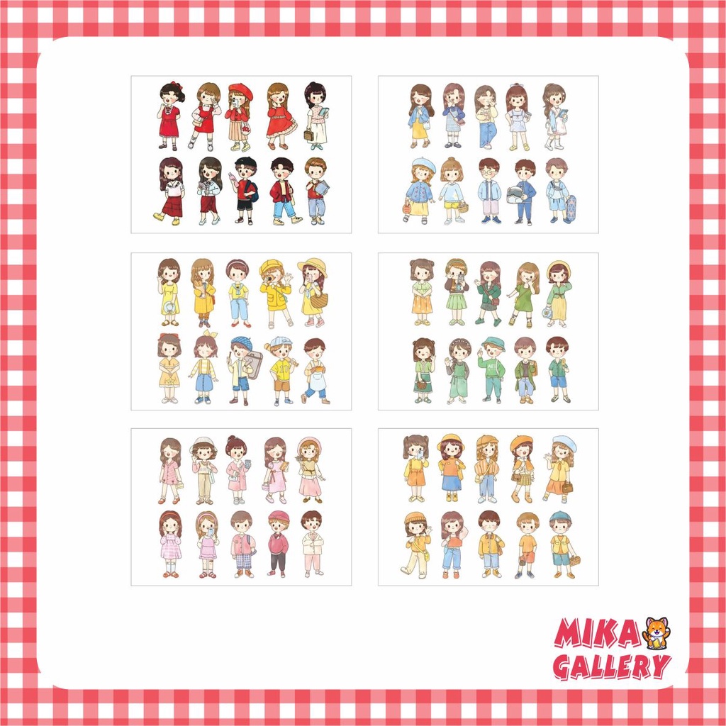

Sticker Lucu Aesthetic Girl and Boy Stiker Scrapbook Journal HP Laptop