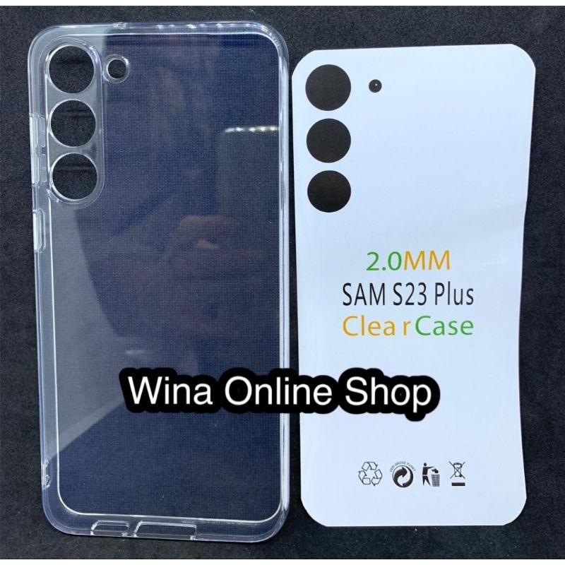 Silicone bening Samsung S23plus clear case s23+ S23 plus