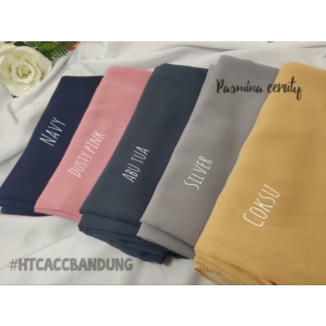 Pashmina Ceruty Babydoll Premium 175cm x 75cm