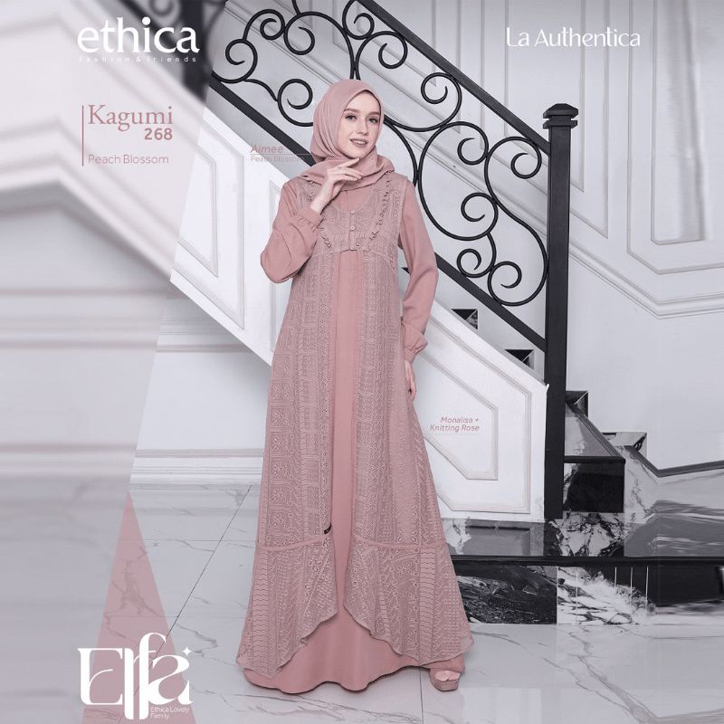 [Terbaru] Gamis Ethica Kagumi 268 Elfa 265 Ready
