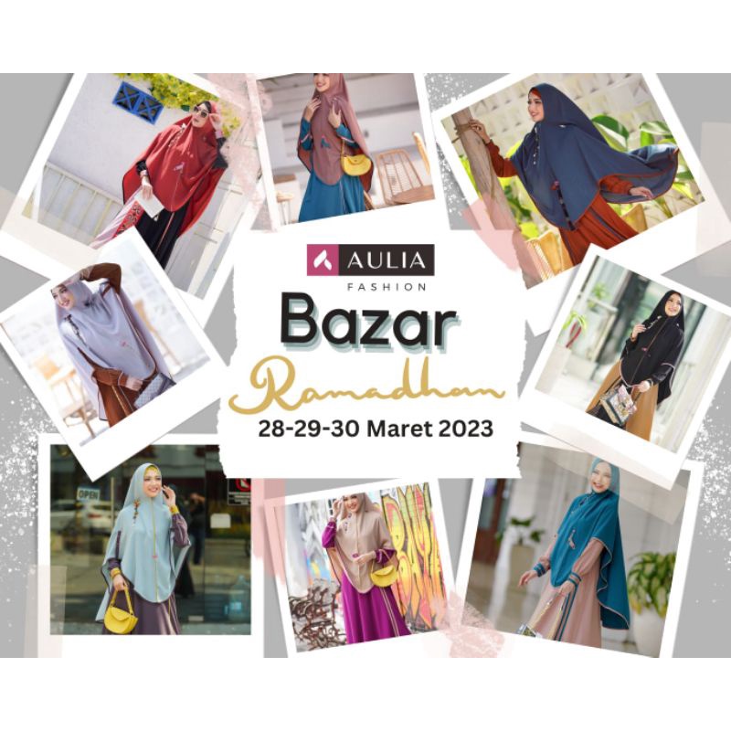 SET GAMIS SYAR'I AULIA FASHION BAZAR RAMADHAN 30%