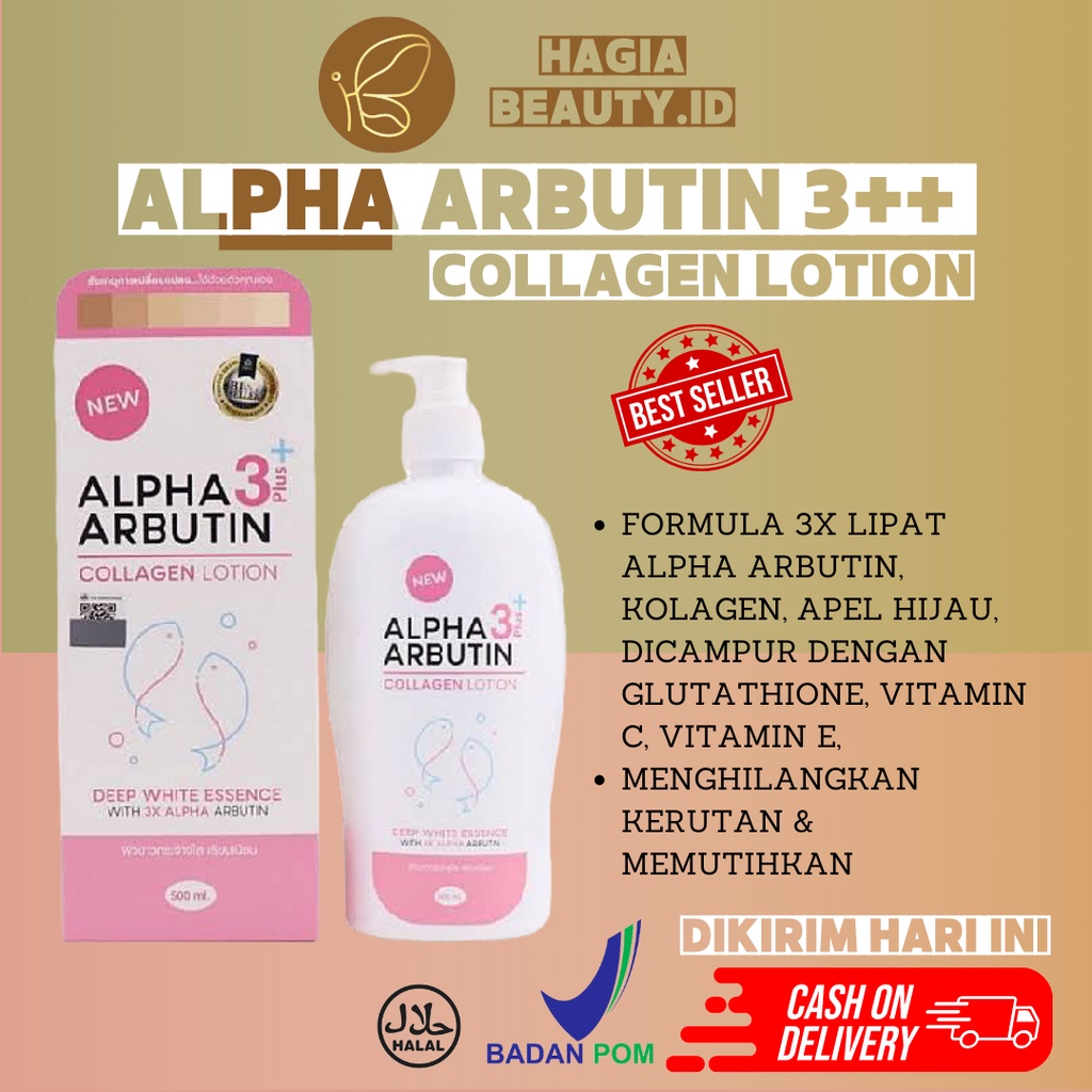 BISA COD -  THAILAND ALPHA ARBUTIN HAND BODY LOTION ORIGINAL BPOM