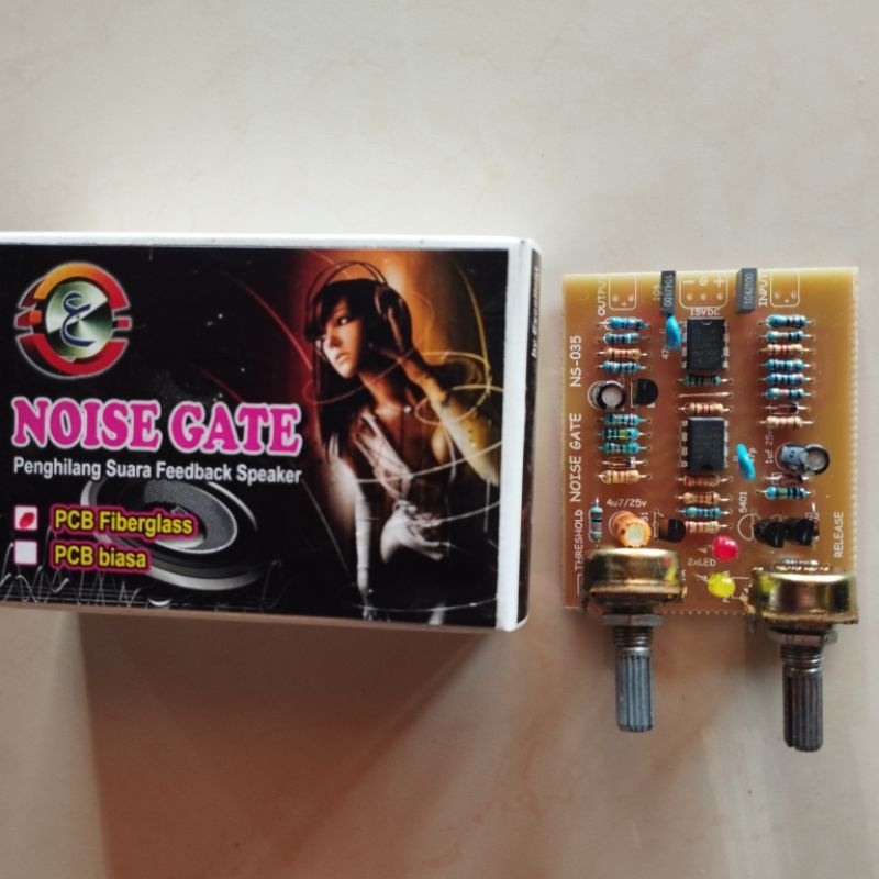 Noise Gate Fiber penghilang cuit mic